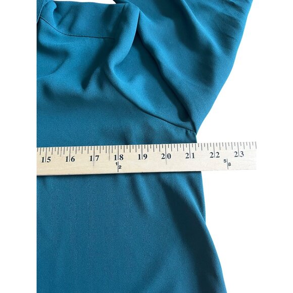 INC International Concepts Military Hunter Forest Button-Up Blouse Size Medium - Picture 7 of 16